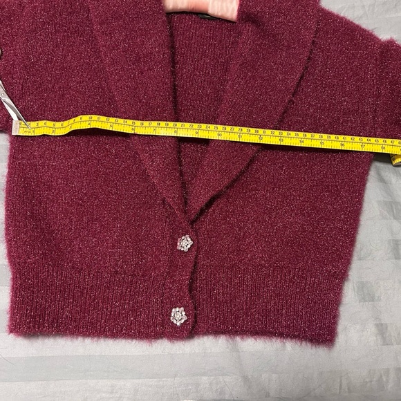 House of Harlow 1960 Glam Cropped Cardigan - Picture 6 of 7